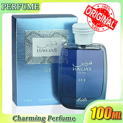 Classic Men's Perfume 100ml Long Lasting Gentleman High Quality Hawas Eau De Parfum Male Spray Bottle Cologne Fragrance For Man