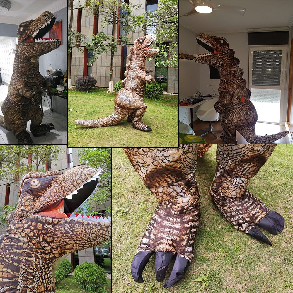 Hot Mascot Dinosaur Inflatable Costumes Purim Halloween Cosplay Costume for Adult Anime Party Role Play Prop Disfraz