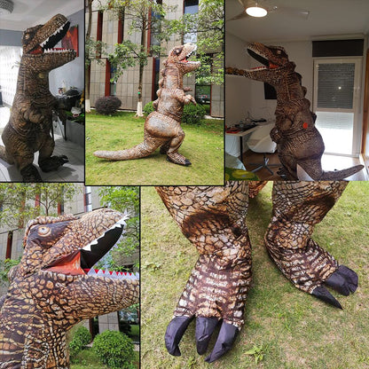 Hot Mascot Dinosaur Inflatable Costumes Purim Halloween Cosplay Costume for Adult Anime Party Role Play Prop Disfraz