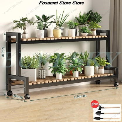 Floor-standing Plant Stand, Flower Stand, Flower Shelf, Planter Rack, Storage Organizer, Display  Garden, Balcony, 2, 3, 4Tier
