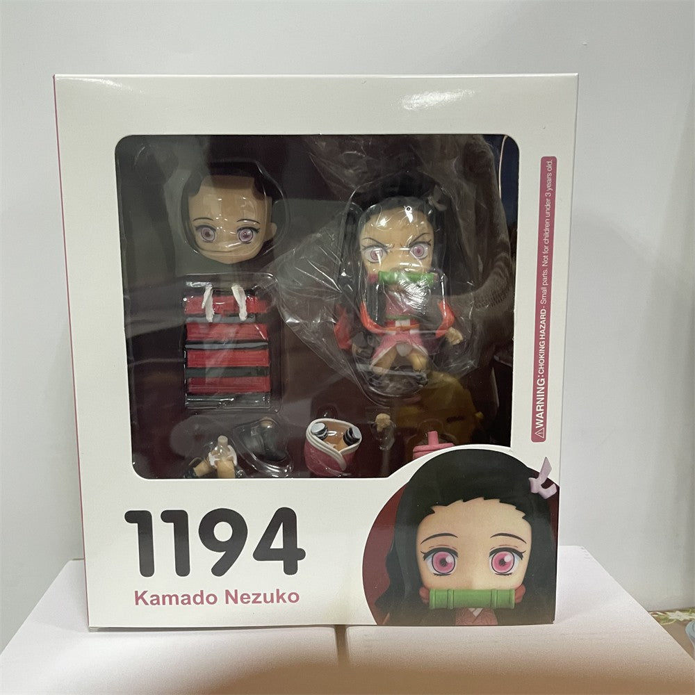 Bonecos de Anime Demon Slayer Inosuke #1361 Tanjirou #1193 Nezuko #1194 Zenitsu #1334 Brinquedos de PVC Figura de Ação Giyuu Kimetsu no Yaiba