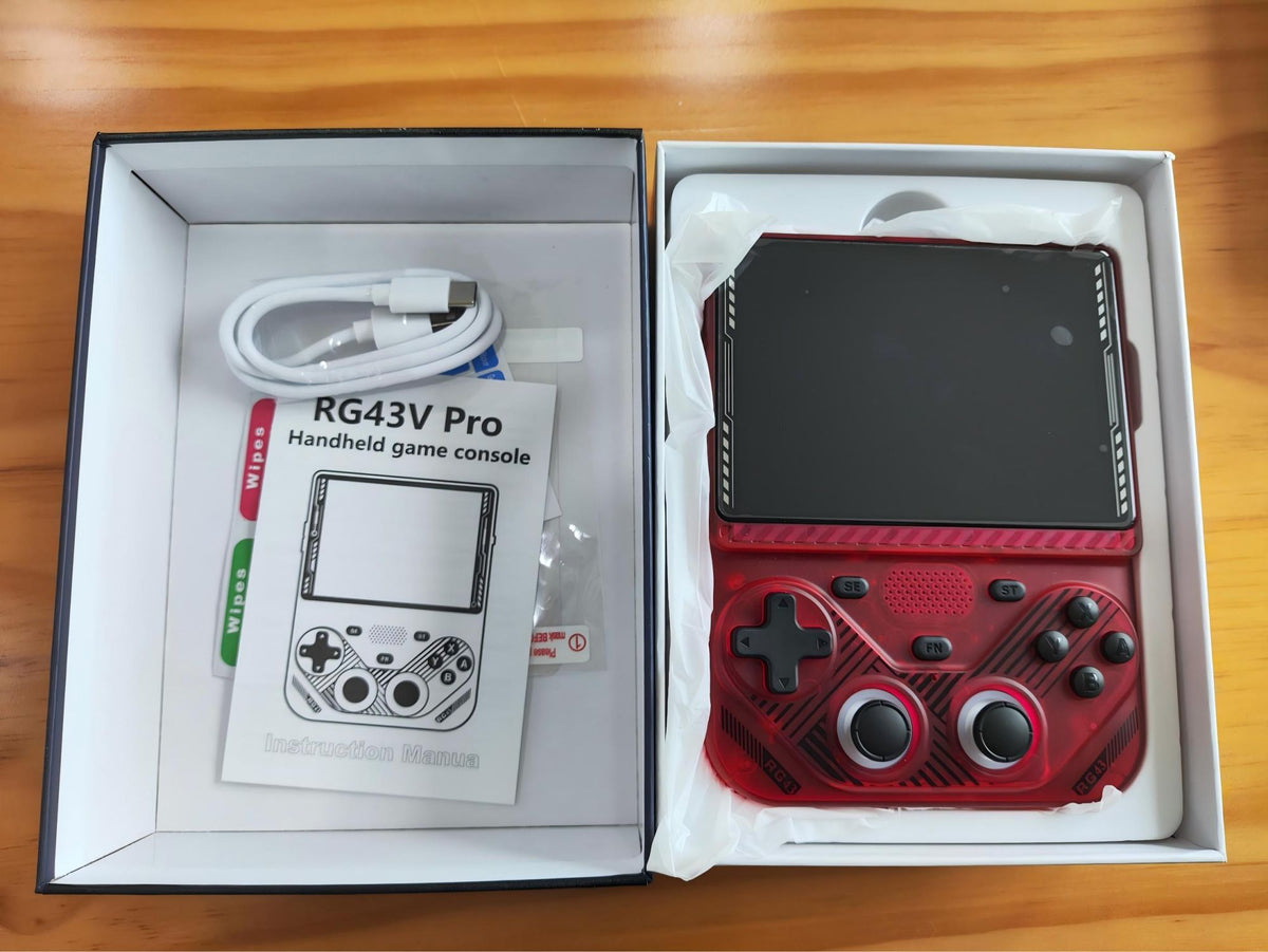 AISLPC RG43V PRO Handheld Game Console Dual System 4.3"IPS Screen WIFI 6 RK3562 Chip 22000+Games Portable Pocket Video Player