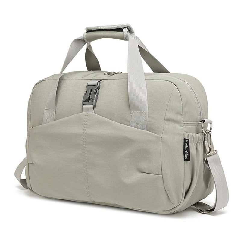 Women Travel Tote Bag Casual Outdoor Travel Short Trip Luggage Shoulder Bags Portable Commuting Gym Fitness Sports Handbag