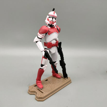 Lote de 3 Bonecos Soltos Star Wars Elite Force 501st 442nd Shadow Utapau Gree Shock Battalion Trooper 3.75" Coleção