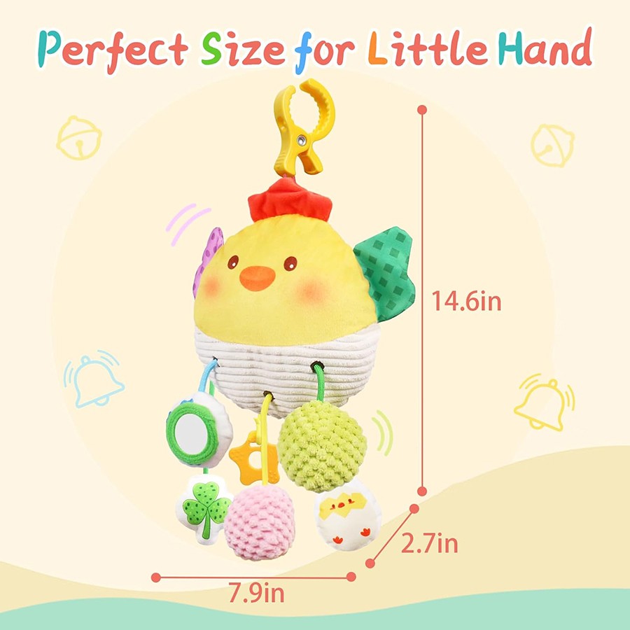 Car Seat Toys Newborn Toys Stroller Toy Baby Toys Carseat Toy for Infants for Carseat Stroller Crib with Music Rattles Teether