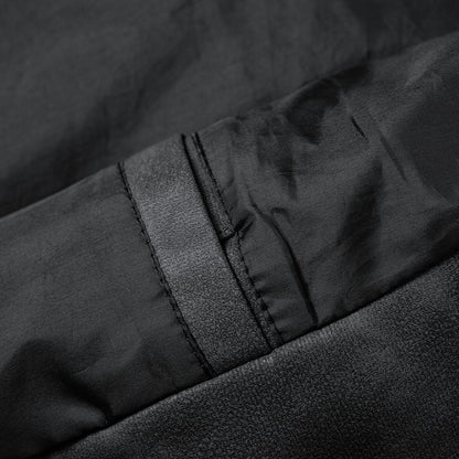 Leather Jacket Men Suede Coats Black Pockets Oversized 6XL 7XL 8XL Plus Size Street Motorcycle Button Autumn Brand Waterproof