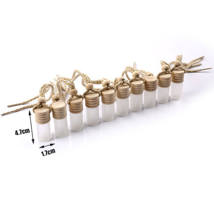 10 Pcs 5ml Car Perfume Bottle for Essential Oils Air Freshener Auto Ornament Car-styling Perfume Pendant Hot Car Accessories