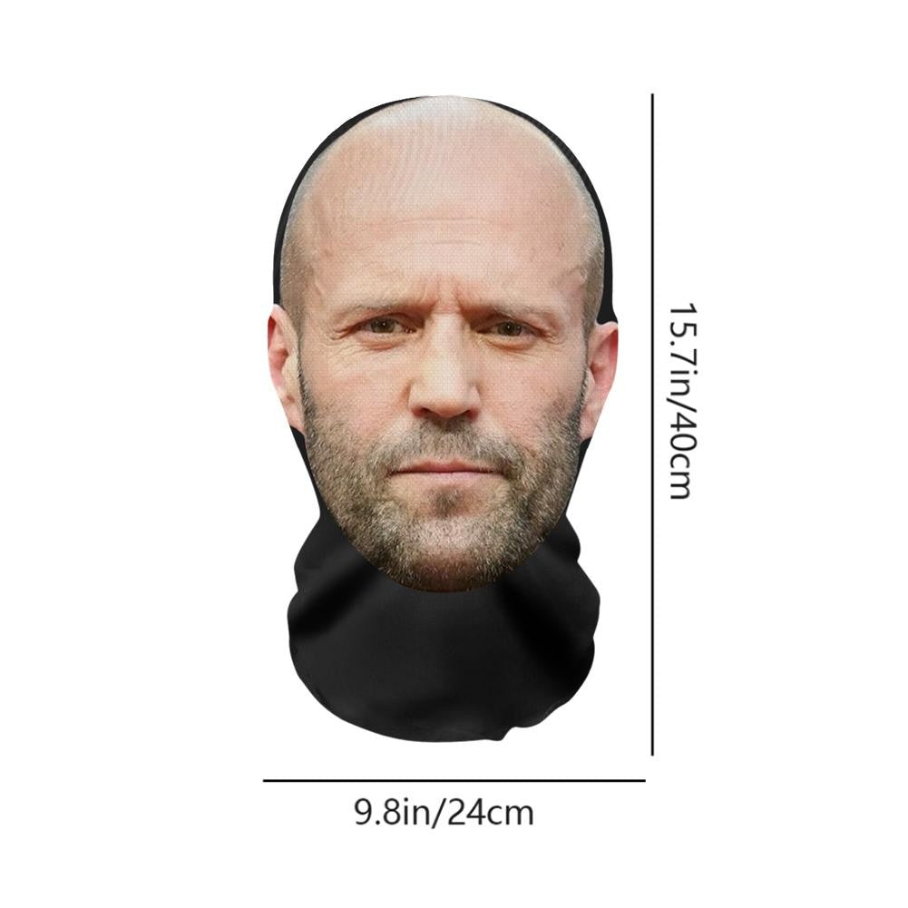 John Pork Smiling Interesting 3D Printed Seamless Mask Head Cover Party Cosplay Props UV Protection Shield Ronaldo PatternCospla