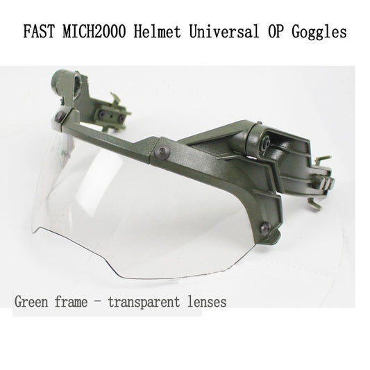 FAST Guide Tactical Helmet Goggles 90 degree Detachable FAST AF Helmet Guide Anti fog and Anti riot OP CS Protective Goggles