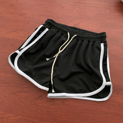 Summer Men and Women casual loose straight shorts lady stylish thin breathable wide leg gym short pants Women yoga Shorts