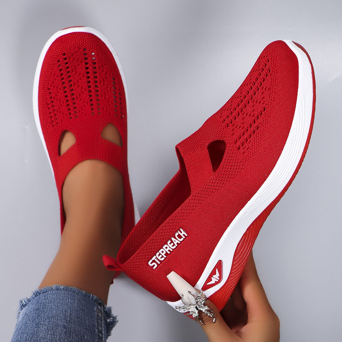 Women's summer breathable mesh flat shoes women's shoes casual sneakers shoes, clearance free shipping