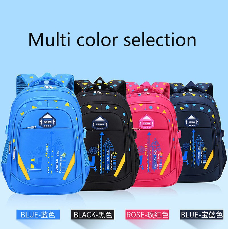 Bolsa de Ombro Infantil Padrão Geométrico Mochila Adolescente Menino Menina Fashion Mochila Escolar Impermeável ?