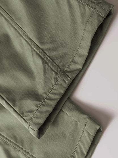 Calça Cargo Casual Masculina Plus Size Secagem Rápida Esportiva Externa Impermeável Calça de Trabalho Masculina Streetwear Masculina de Moletom Esportiva