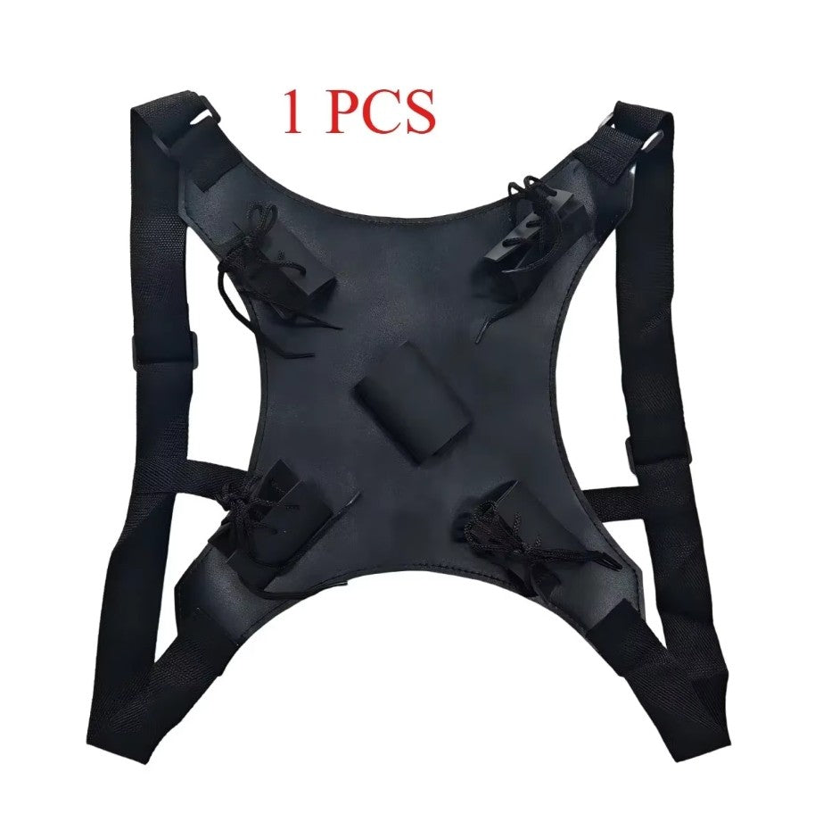 Adult Kids Deadpool Cosplay Costume Bodysuit Outfits Superhero Jumpsuit Boys Movie Character Dress Up Mask Costumes With Swords