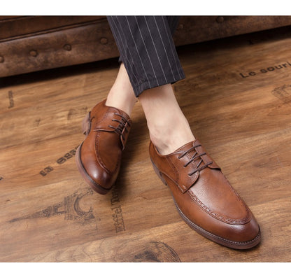 Classic Casual Business Leather Shoes Men Social Wedding Party Leather Shoes For Men Dress Oxfords Formal Leather Shoes Men