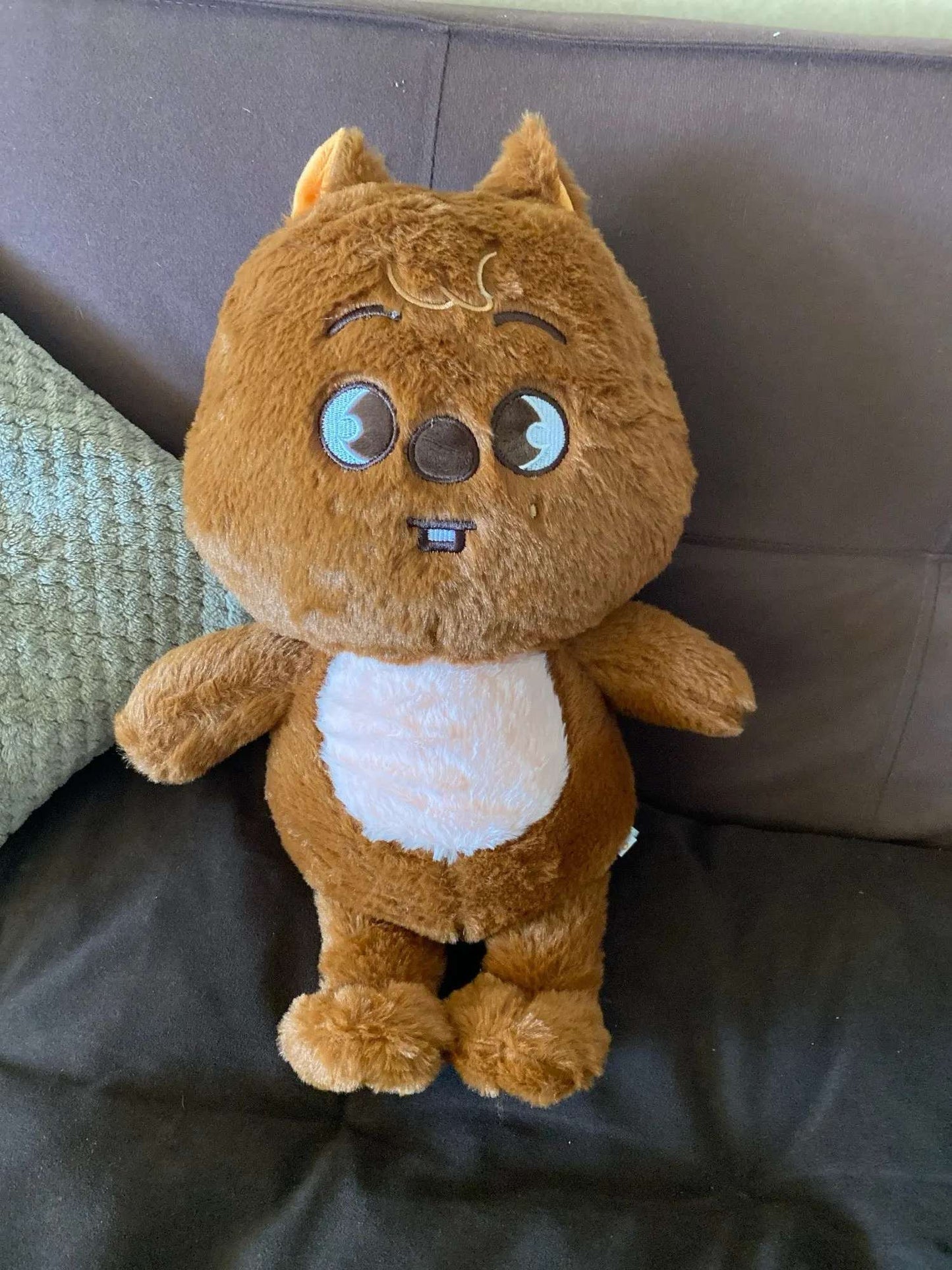 Urso de Pelúcia Skzoo de 60cm, Tamanho Grande, Kpop Stray Kids, Boneca de Pelúcia, Brinquedos de Pelúcia de Desenho Animado Kawaii, Travesseiro de Pelúcia, Presente de Natal Infantil