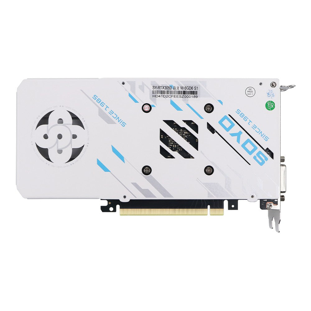 Placas de Vídeo SOYO RTX 3050 8G GDDR6 GPU NVIDIA Componentes para PC PCI Express X16 4.0 Placa de Vídeo para Jogos RTX3050 Nova
