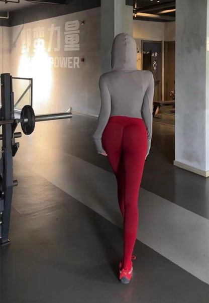 Seamless Sport Yoga  High Waist Pants Leggings Sport See Through Yoga Gym Runnin
