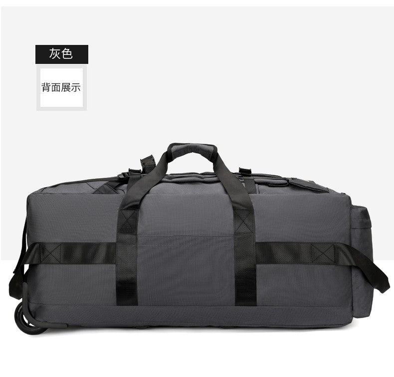 Travel Bag, Large Capacity Handbag, Portable Outdoor Carry-On Luggage, Wheeled Travel Bag, Convenient and Practical Unisex Travel Bag