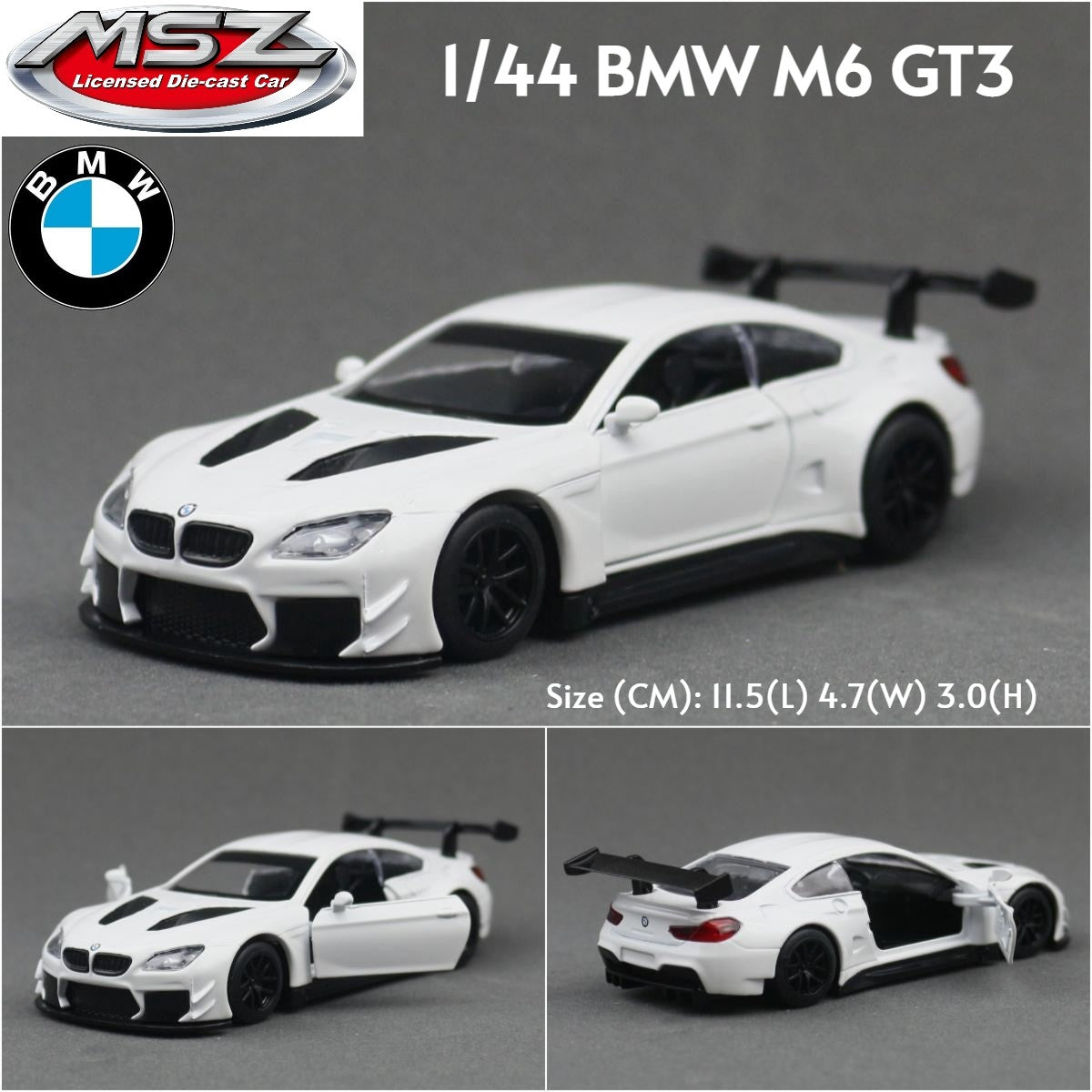 MSZ 1/43 BMW M3 M4 X6 X7 Mini Cooper SUV Carro Esportivo de Corrida Brinquedo Modelo Diecast Metal Miniatura Coleção de Fricção Presente Infantil