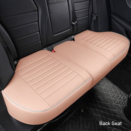 1Pcs PU Leather Car Universal Seat Cover Interior Auto Seat Kits Cushion Four Seasons Protector Mat Front Rear Rows Accessories