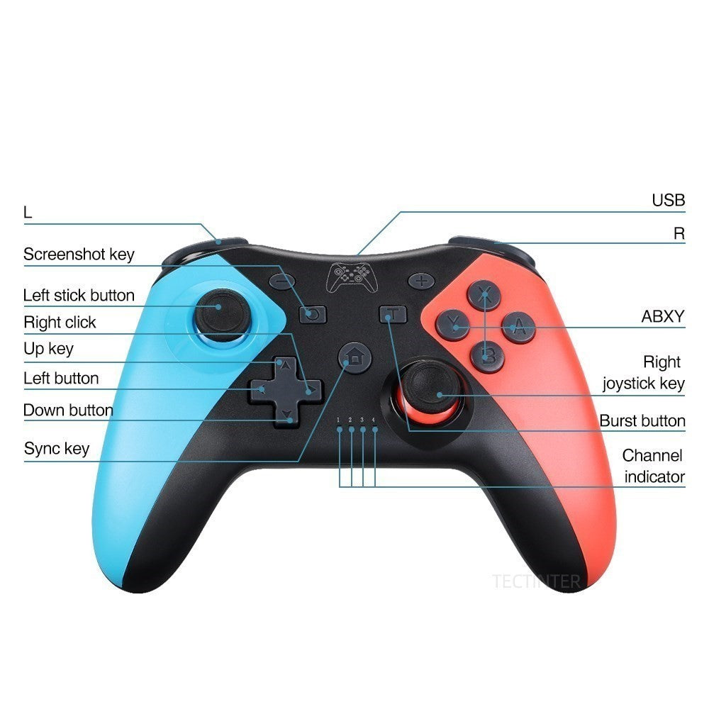 Wireless Bluetooth Controller for Nintendo Switch 2/Switch Pro Gamepad Compatible Switch Pro/Oled/Lite/PC/Android Joystick 