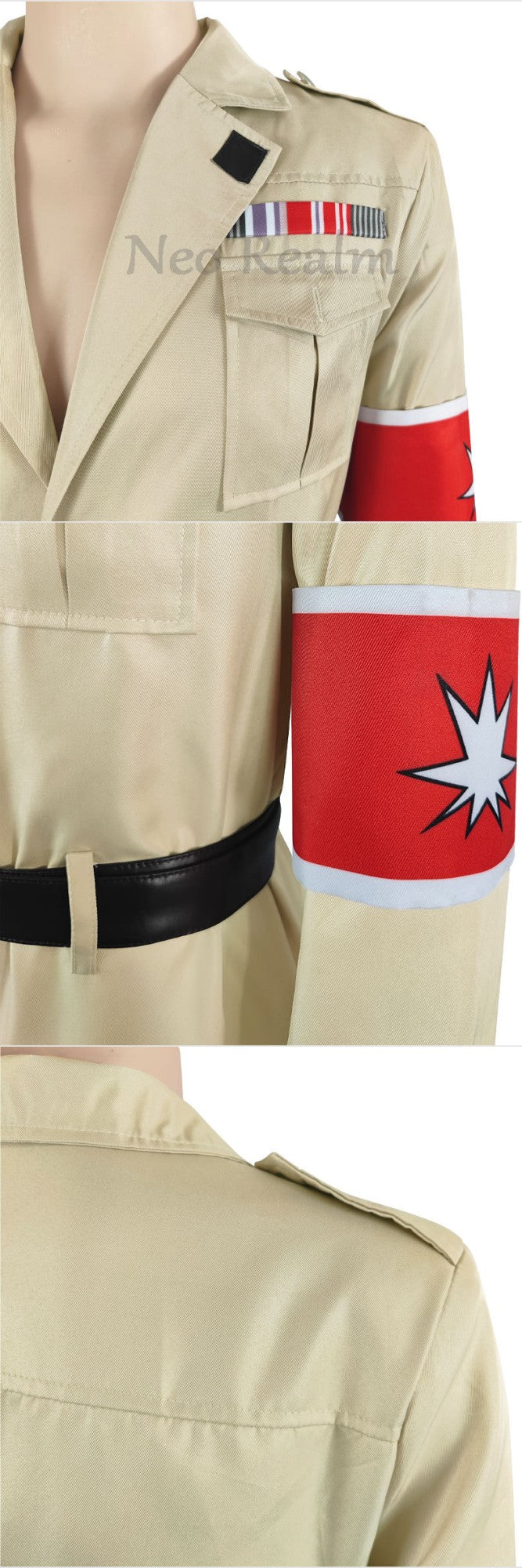 Anime Attack Final Season Freedom Mare Jacket Coat Cosplay Costume Halloween Carnival Outfit In Stock