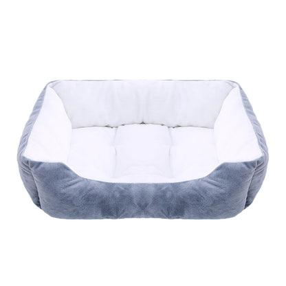 Cama para Cães e Gatos, Quadrada, Pelúcia, Canil, Sofá-Cama para Cães de Porte Médio e Pequeno, Almofada Calmante para Pets, Casa, Artigos para Animais de Estimação, Inverno