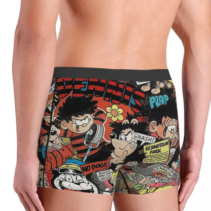 Boxer Underpants Shorts Beano 2 Panties Male Breathable Underwear for Homme Man Boyfriend Gift