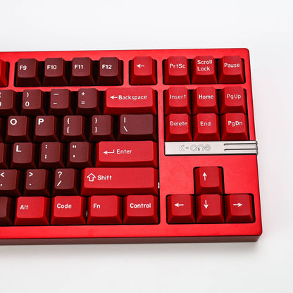 KBDiy GMK Jamon Keycap Red Retro PBT ISO Double Shot Cherry Profile Keycaps For MX Switches 60 Mechanical Keyboard Gamer Key Cap