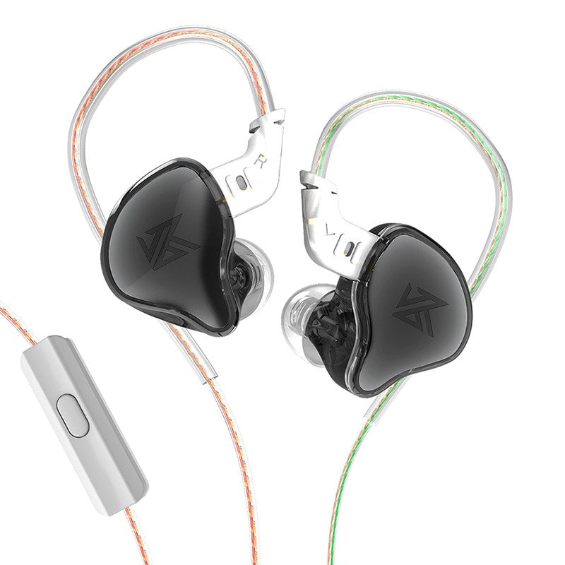 KZ EDC  EDCX Wired Headset Hanging In Ear Earbuds Headphones With Microphone Game Sport Monitor Noice Cancelling Earphones