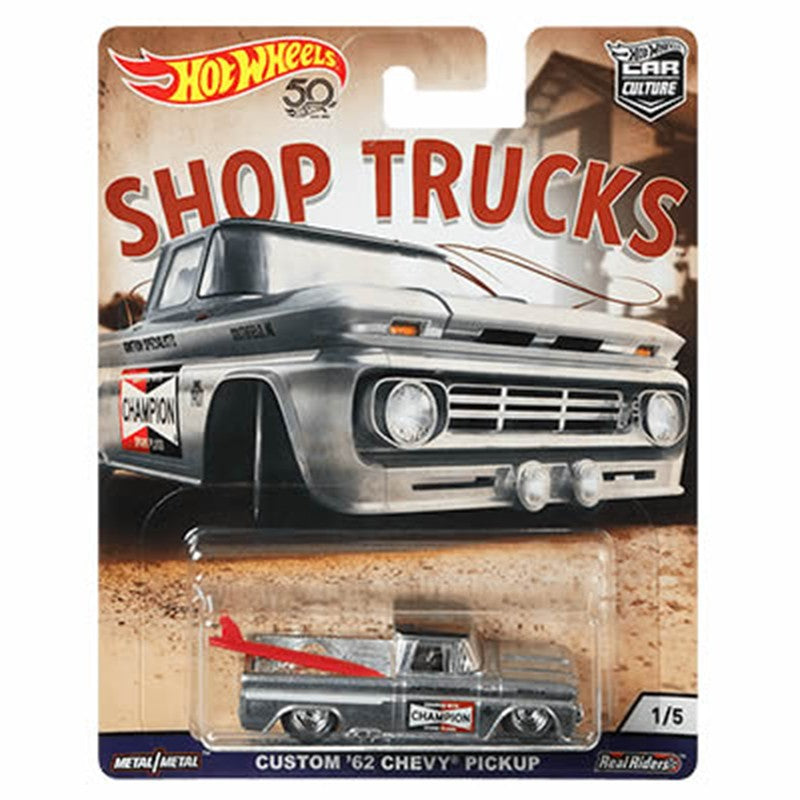 2018 Hot Wheels Premium Car Culture Shop Trucks Full Sets Chevy Volkswagen Pickup Subaru Ford 1/64 Die-Cast Model Vehicle Cars