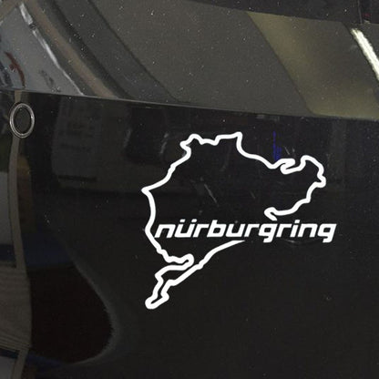 Adesivos para Janela Criativos de Moda Nurburgring para Carro, Estilo, Corrida de Rua