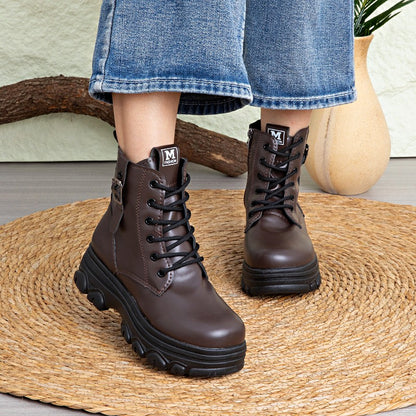 Bestselling Height Increasing Women2025Autumn and Winter New Fleece-Lined Non-Slip Short Boots for Petite Thick-Soled Faux Wool