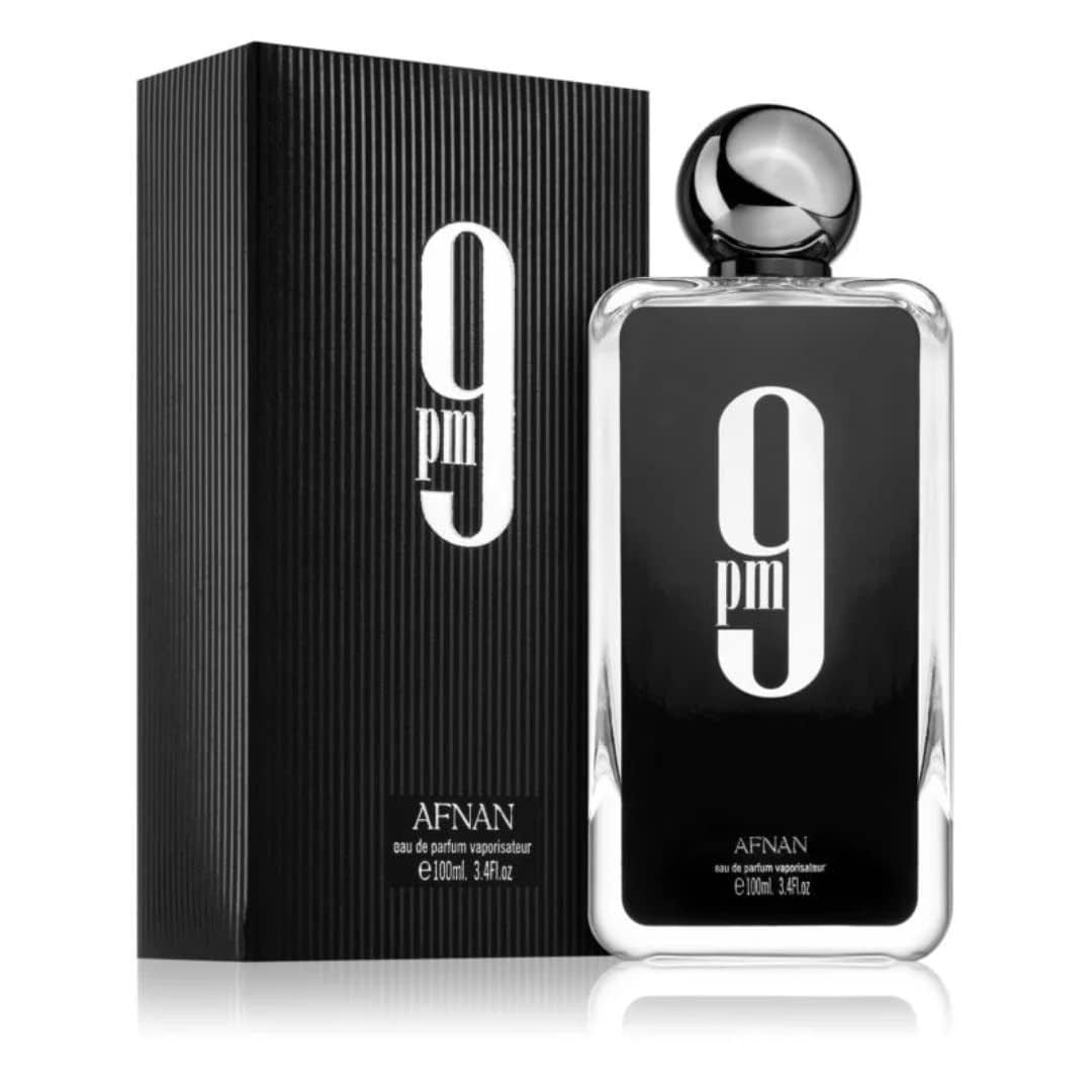 100ml Afnan 9AM 9PM Eau de Parfum Elixir Unissex Colônia Spray Perfume Masculino Feminino de Alta Qualidade Longa Duração Árabe