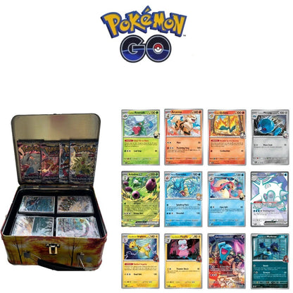 Hot 41/42/48/68/118/210 Caixa de Ferro Pok é mon Pikachu Trading Game Card PTCG Mewtwo Sylveen Série de Brinquedos Anime Battle Card