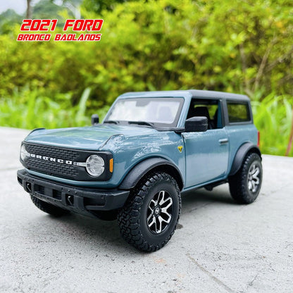 Maisto 1:24 Newly launch 2021 Ford Bronco Badlands alloy car model handicraft decoration collection toy tool gift die-casting