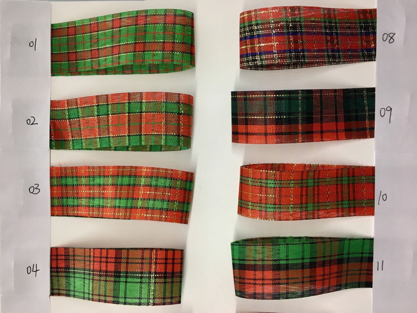 Gingham Ribbon Scottish Fabrics 10Y 2.5cm For Handmade DIY Craft Gift Floral Packing  Wedding Christmas Wreath Deco