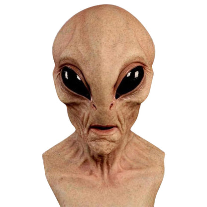 Funny Alien Mask Halloween Cosplay Costume Accessory for Party and Event with Silicone Material for Kids and Adults