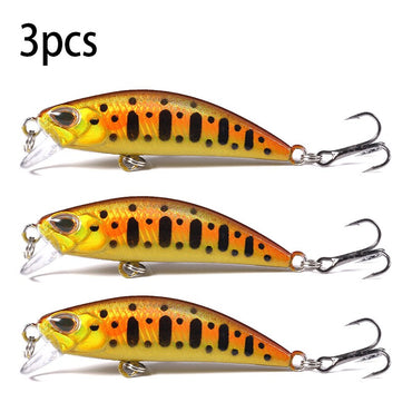 1Pcs 5.8Cm 5.4g Pesca Jerkbait Lure Sinking Minnow Fishing Lures Hard Bait Black Minnow Wobbler Fishing Tackle