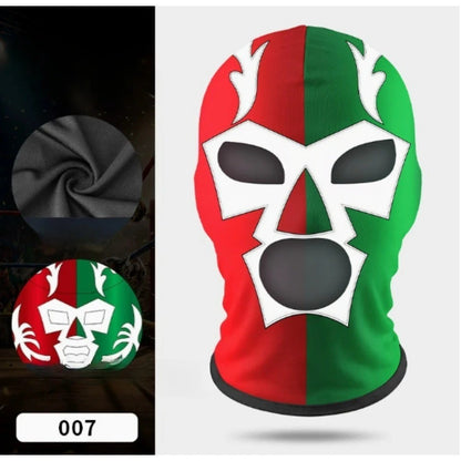 @ Mask Elastic Milk Silk Mask Lycra Fabric Print Halloween Party Dress Up Costume Party MaskBoxing Mask Wrestling