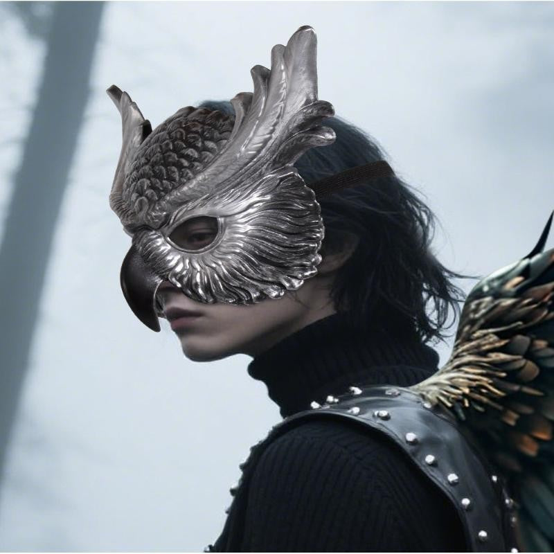 Halloween Owl Mask Carnival Props Owl Mask Festival Cosplay Photo Props Atmosphere Dance Party Dress Up