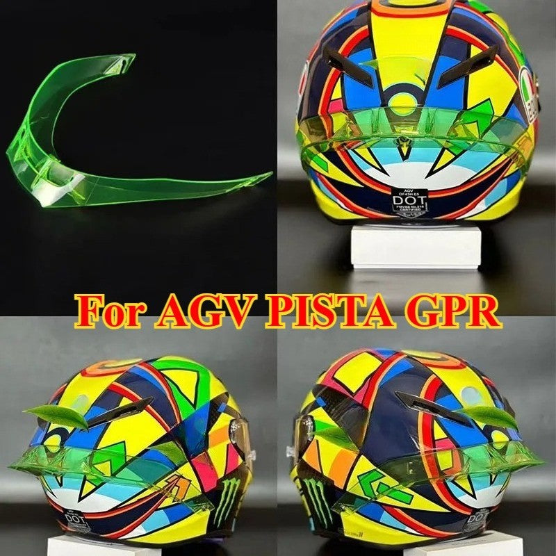 Helmet Accessories for AGV PISTA GPR Large Tail Air Vane Combat Radar Track Spoiler Throttle Modified Tail