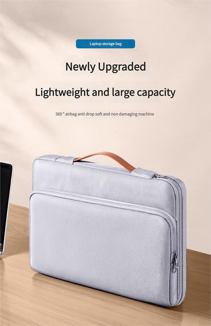 Dormin Shockproof Crossbody Laptop Bag w/Adjustable Strap & Handle for MacBookAir13/MateBook14/Xiaoxin16Pro/Apple/Huawei/Lenovo