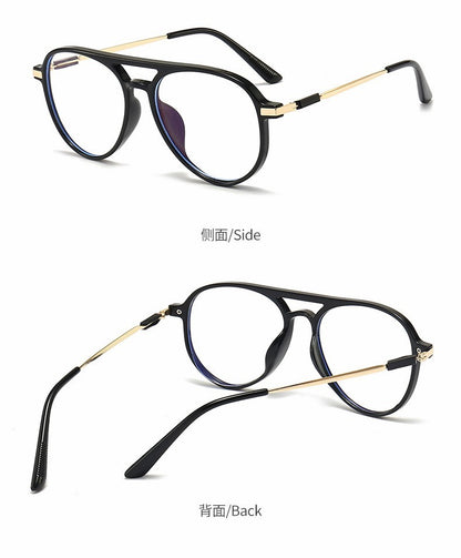 Transparent Frame Reading Glasses For Women Anti Blue Light Aviation Presbyopic Glasses For Men Polit Eyeglasses +1.00~+4.00
