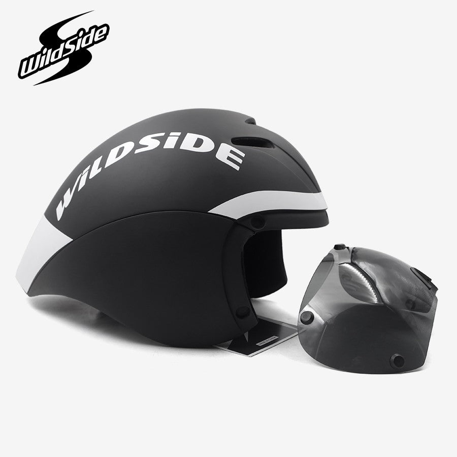 TT Óculos de Lente de Capacete de Ciclismo Capacete de Bicicleta de Estrada Aero Triathlon Tri Capacete de Ciclismo de Corrida de Contrarrelógio Masculino Acessórios de Casco Ciclismo