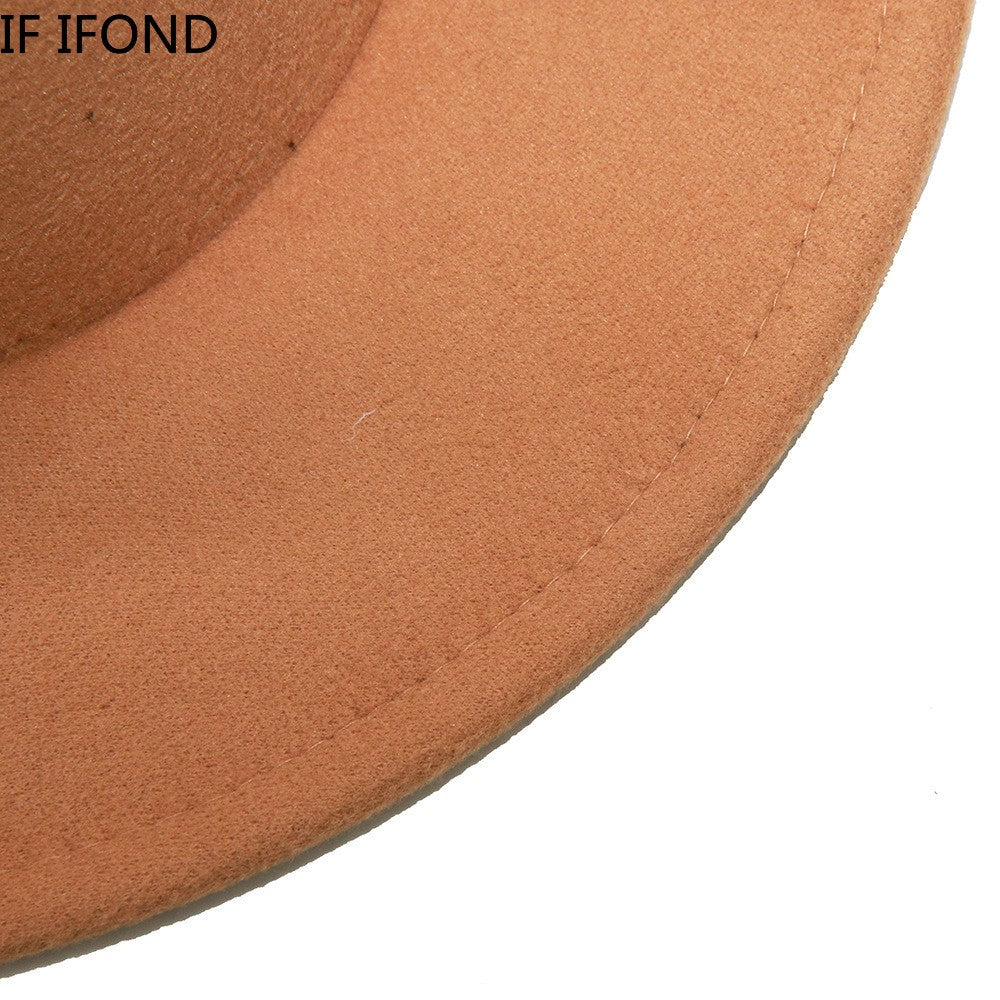 Chapéus Fedora Masculino Feminino Aba Larga 8.5CM Lã Feltro Chapéus Jazz Estilo Britânico 2023 Chapéu Panamá Formal Social