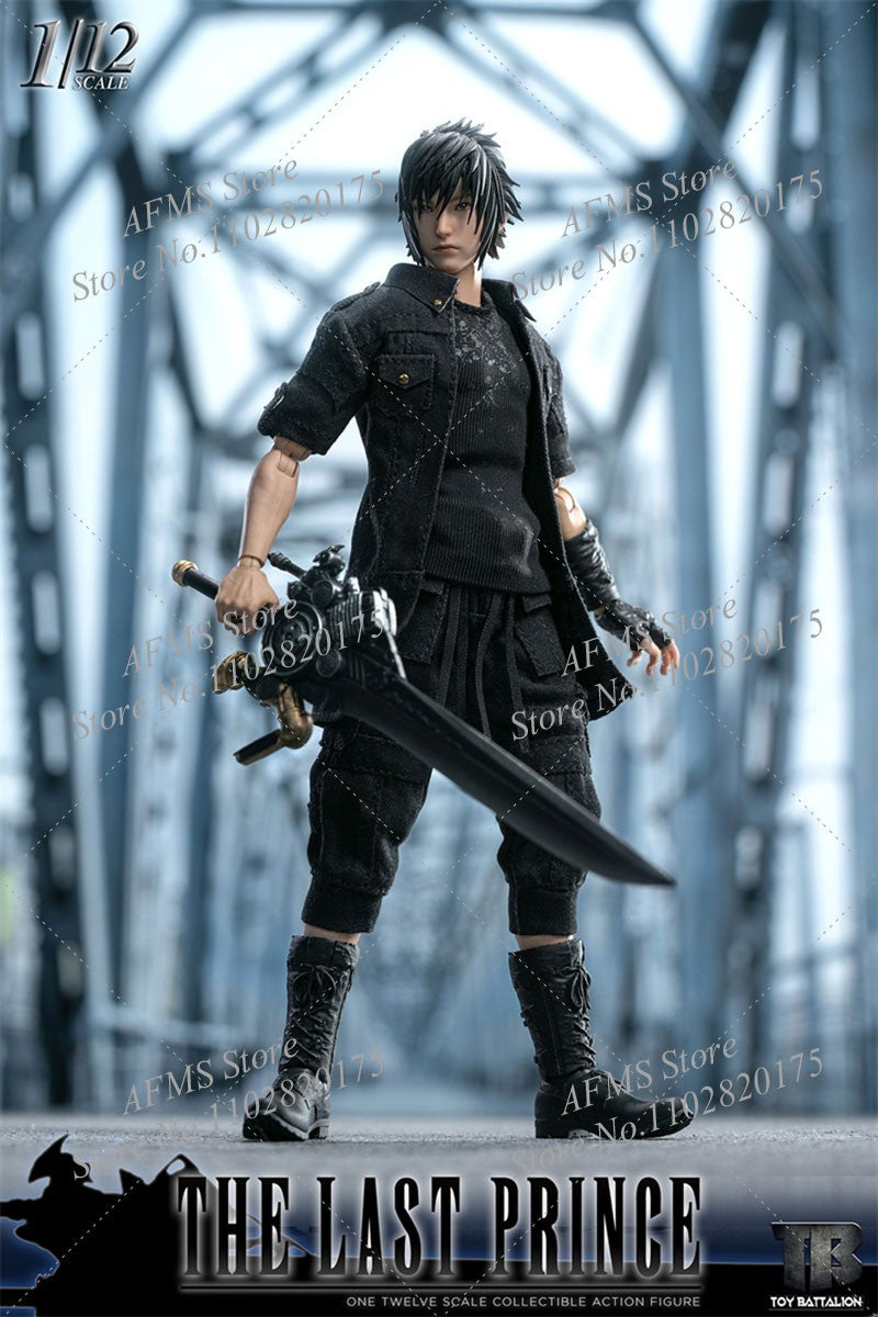 TOYS BATTALION TB019 Escala 1/12 Figura Colecionável O Último Príncipe Anime Dolls Noctis Lucis Caelum 6" Boneco Soldado Masculino