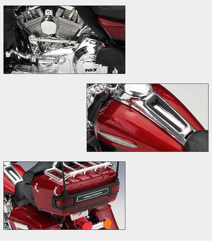 Maisto 1:12 Harley FLHTK Electra Glide Ultra Limited Liga Clássica Modelo de Motocicleta Brinquedo de Metal Fundido Moto de Lazer Modelo Infantil Presente