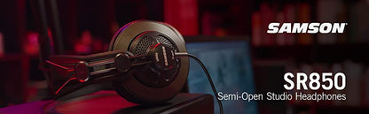 Original Samson SR850 monitoring HIFI headset Semi-Open-Back Headphones for Studio without retail box